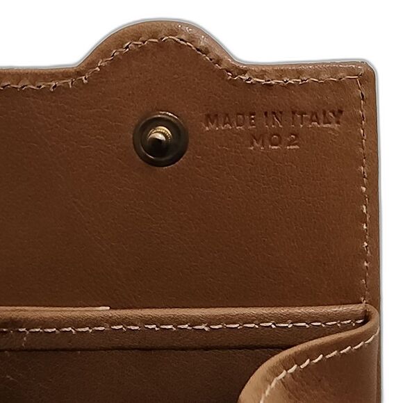 Celine Macadam Coin Case Box Wallet Gold Logo 80's - Picture 9 of 11